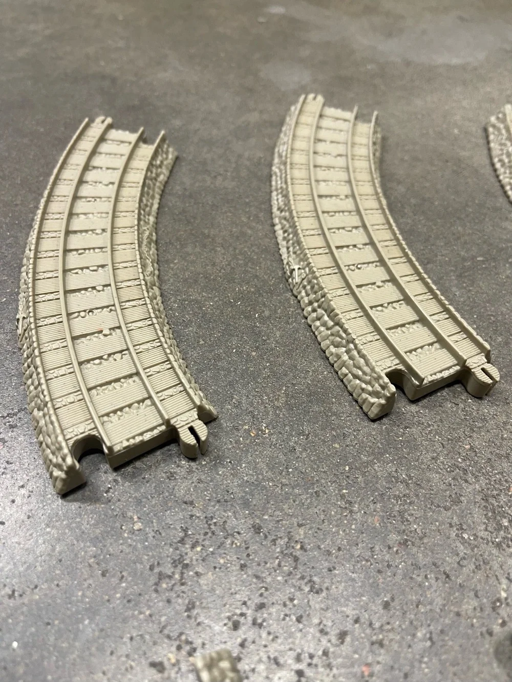 Thomas TrackMaster Beige Track Lot 8 Pieces